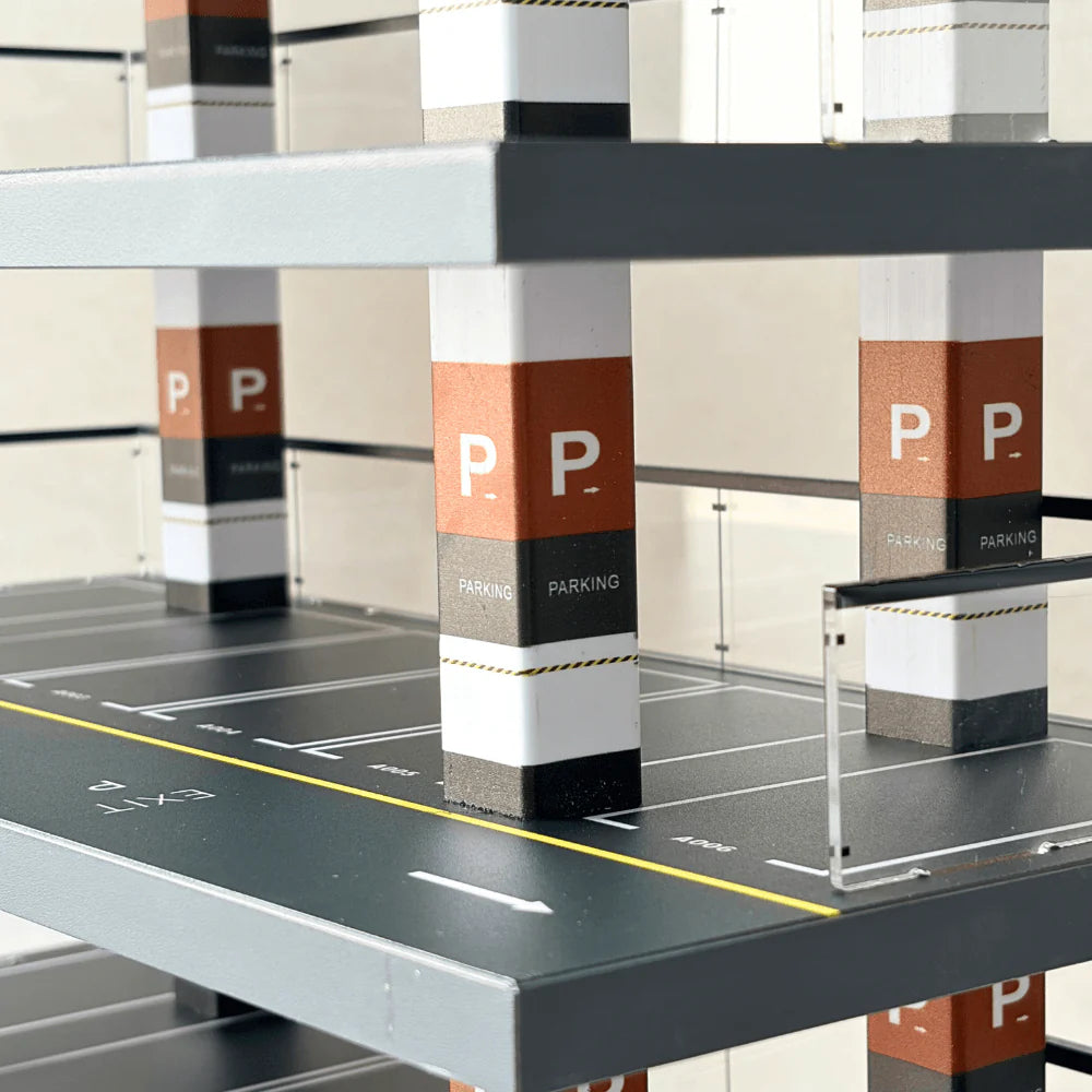 1/64 LED Vertical Parking Tower, Diecast Display Structure