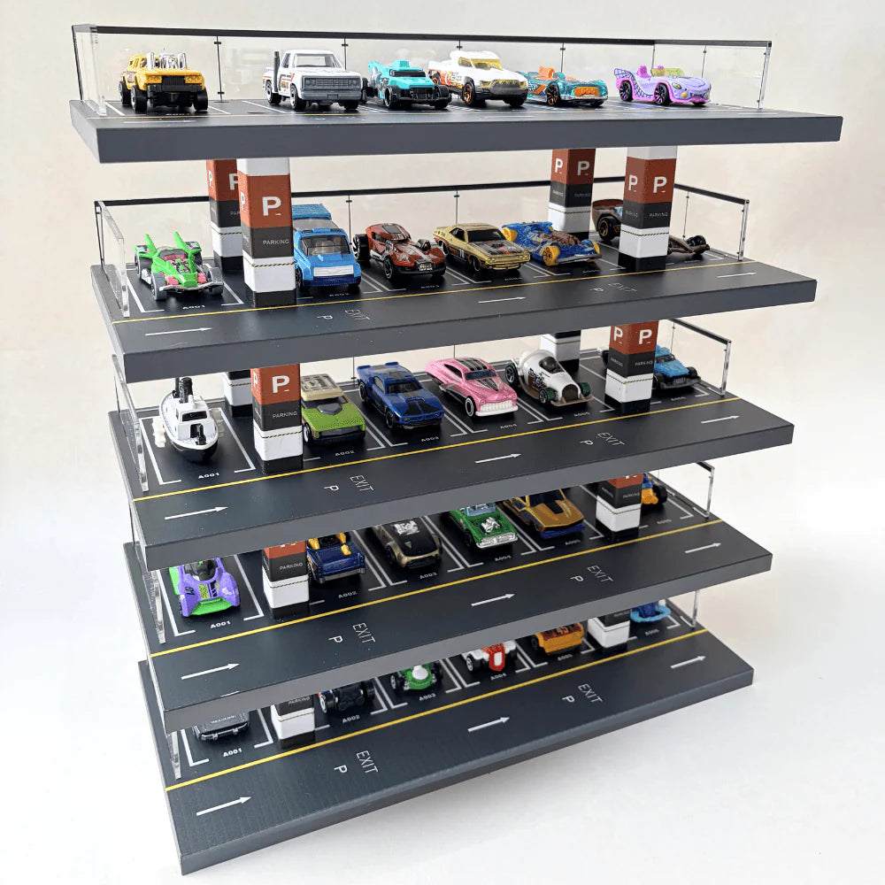 1/64 LED Vertical Parking Tower, Diecast Display Structure