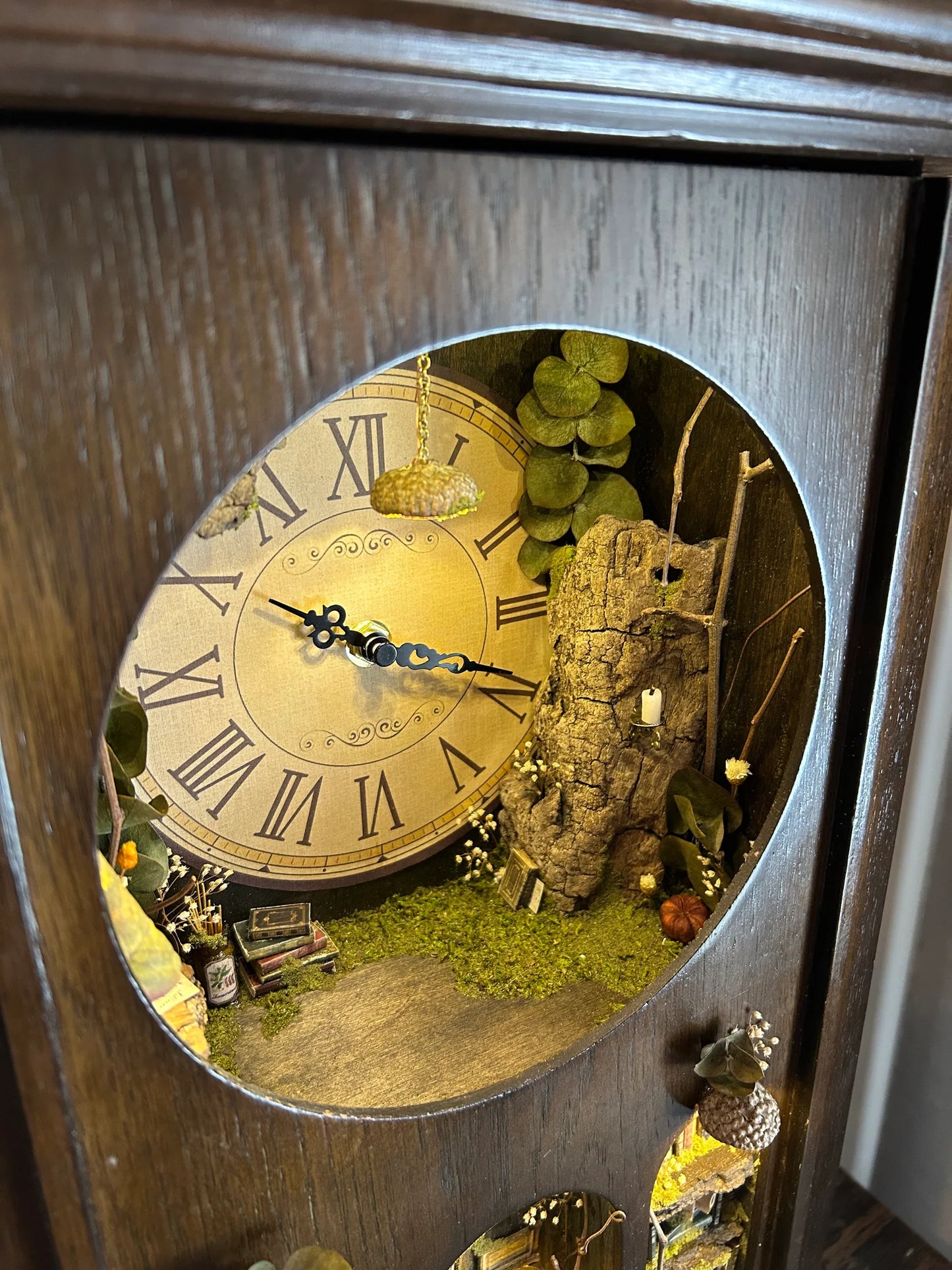 Faery Library Clock