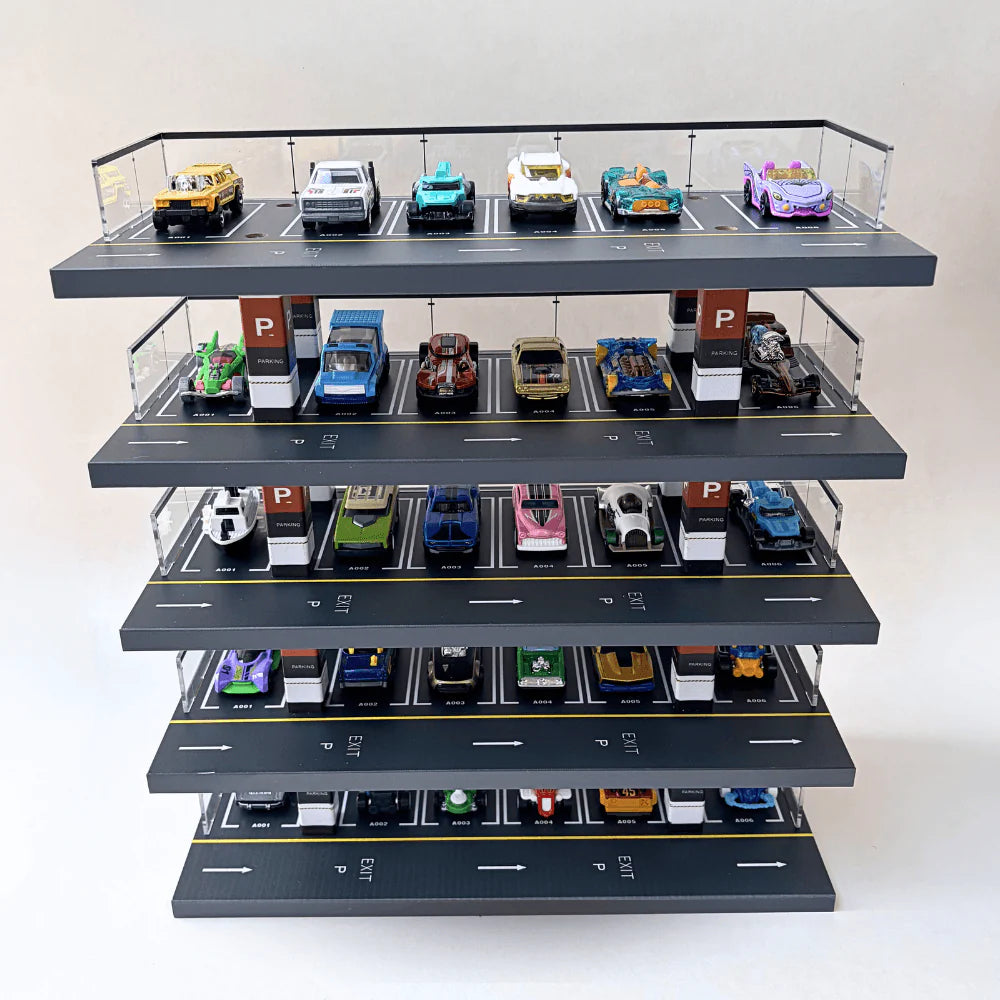 1/64 LED Vertical Parking Tower, Diecast Display Structure