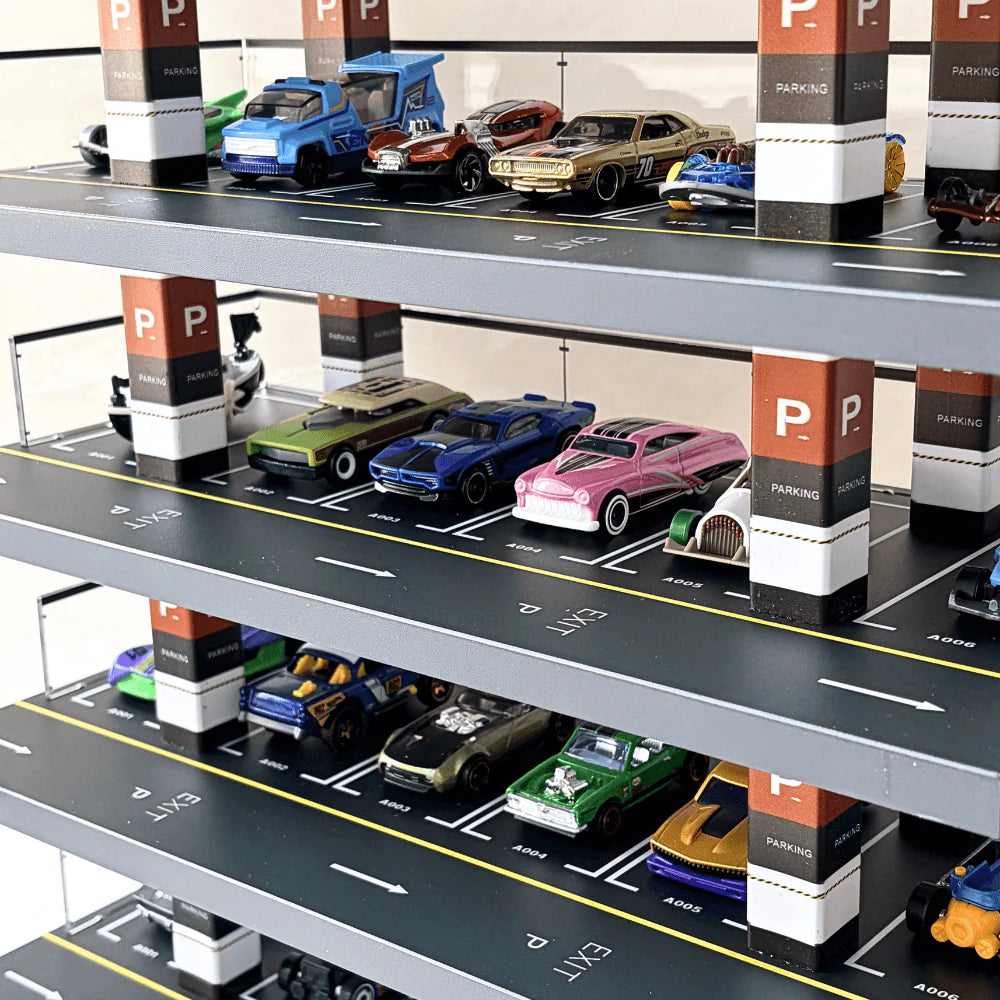 1/64 LED Vertical Parking Tower, Diecast Display Structure