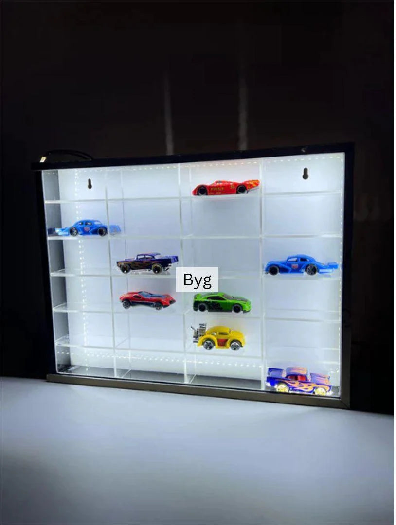 24 Compartments Display with Sliding Cover