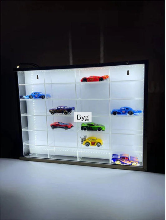 24 Compartments Display with Sliding Cover