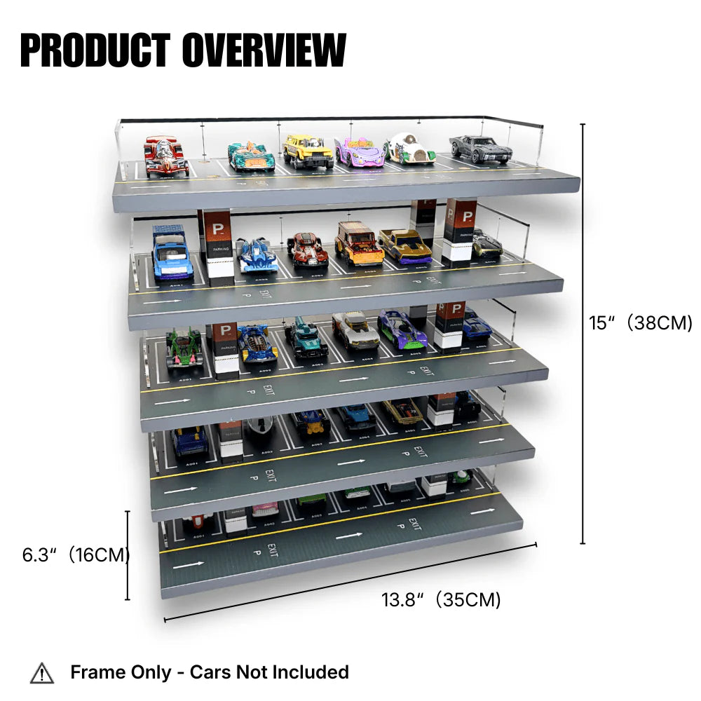 1/64 LED Vertical Parking Tower, Diecast Display Structure