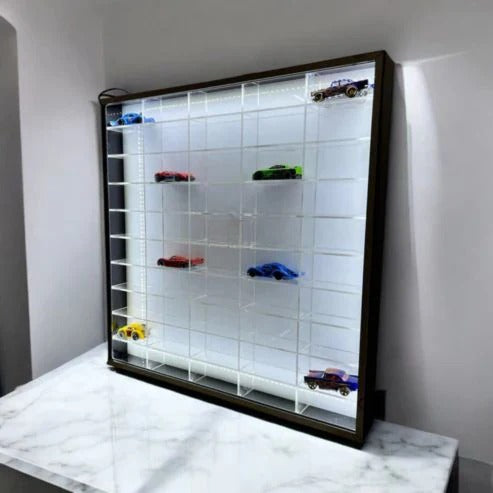 50 Compartments Display with Sliding Cover