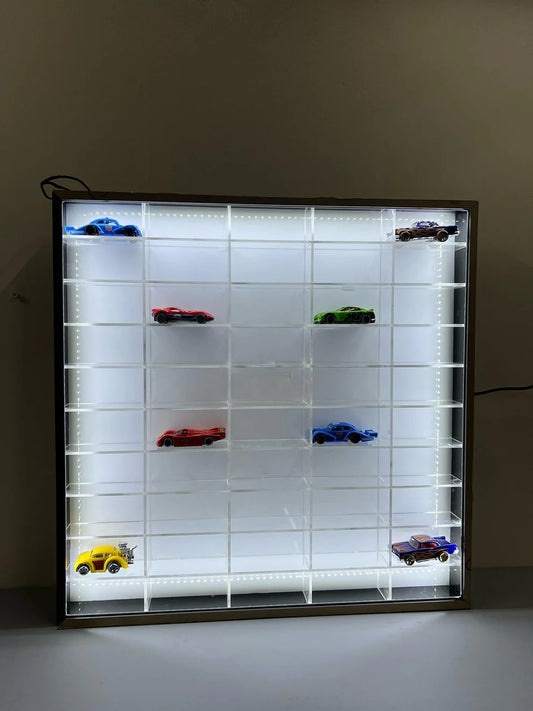 50 Compartments Display with Sliding Cover