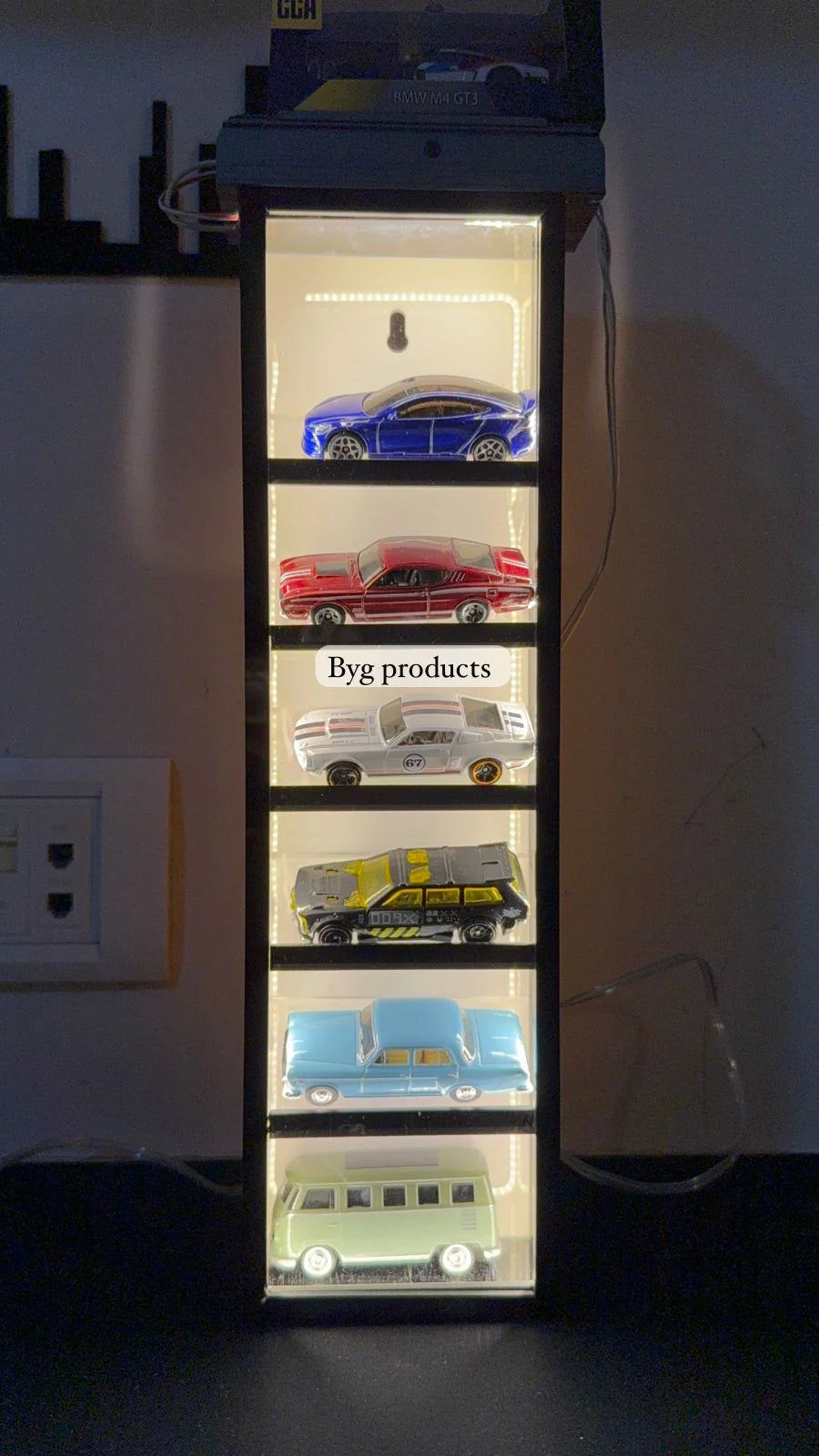 Premium Led Tilted Display for Hotwheels