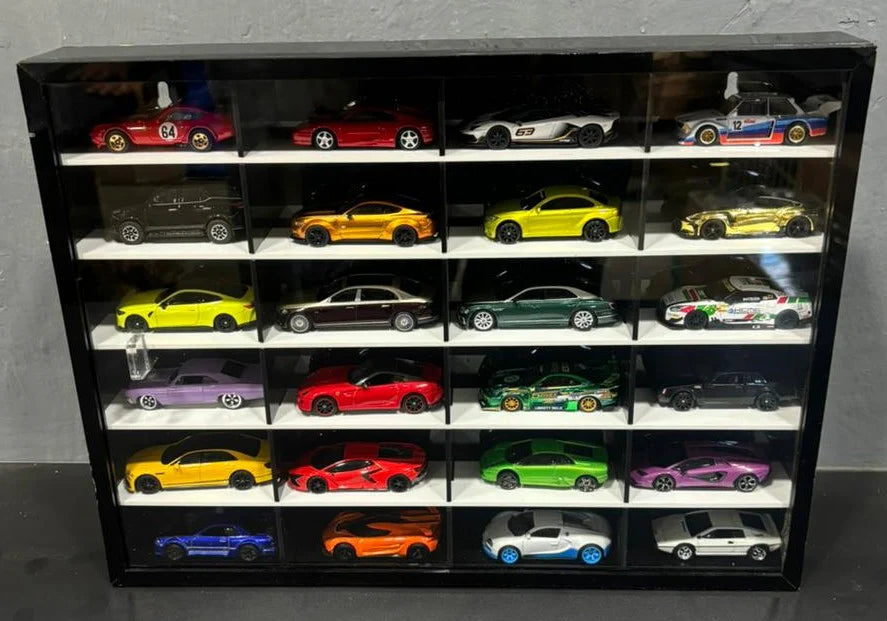 24 Compartments Display with Sliding Cover