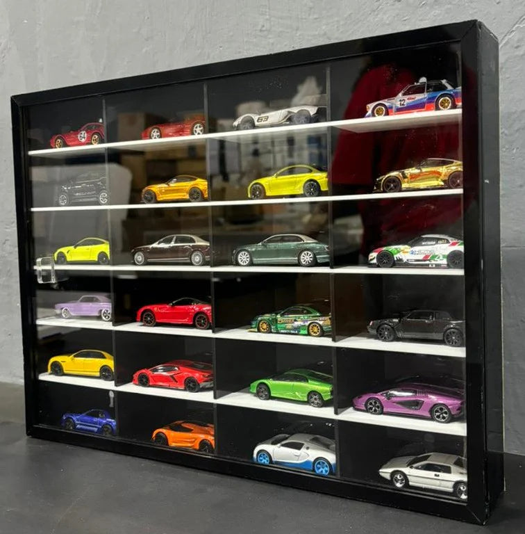 24 Compartments Display with Sliding Cover