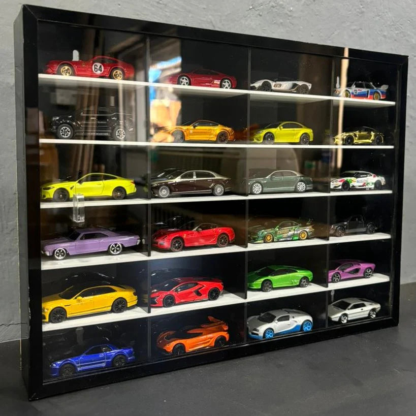 24 Compartments Display with Sliding Cover